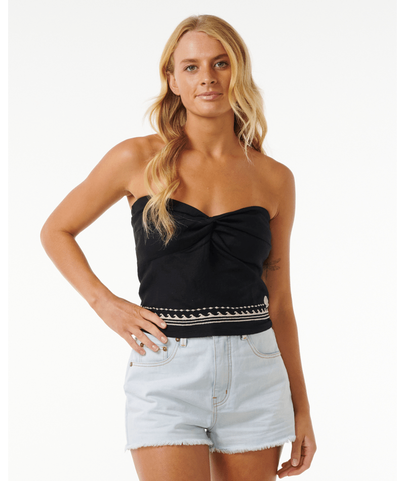 Soleil Twist Strapless Top