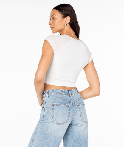 Protect The Locals Crop Tee