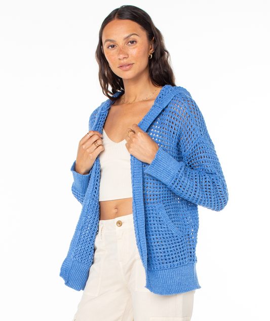 Thea Hooded Knit Cardigan