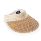 Playa Crochet Straw Visor