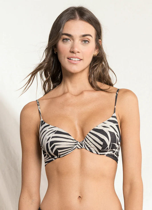 Areca Palm Dainty Underwire Bikini Top The Bikini Shoppe