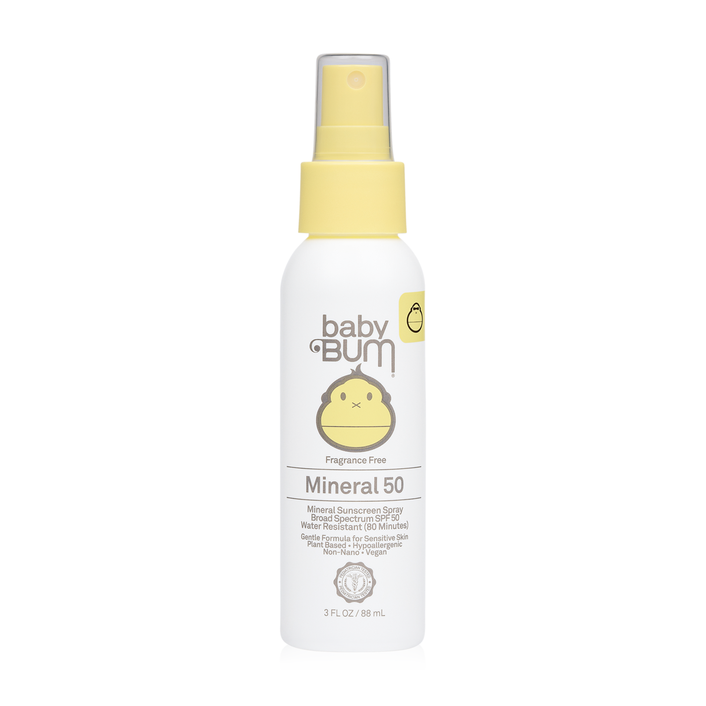 Baby Bum Mineral SPF 50 Sunscreen Spray-Fragrance Free The Bikini Shoppe