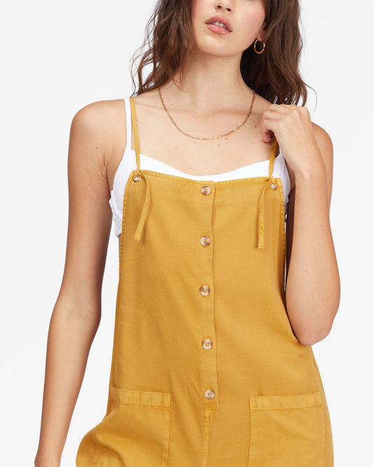 Beach Cruiser Wide-Leg Overalls The Bikini Shoppe