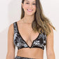 Black Tulip Parade Bikini Top The Bikini Shoppe