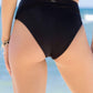 Black Tulip Suzy Q High Waist Bikini Bottom The Bikini Shoppe