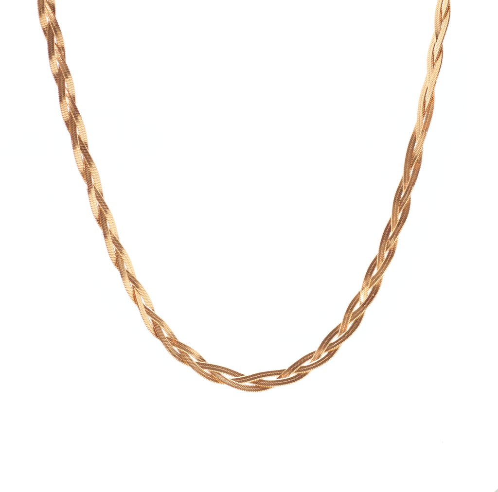 Braid Chain Necklace The Bikini Shoppe