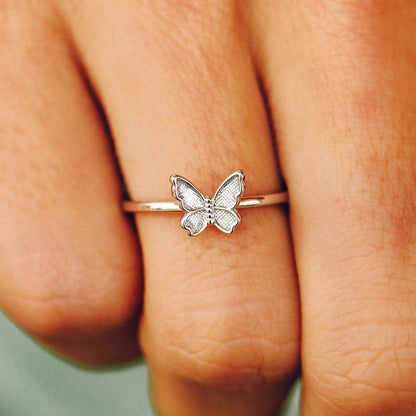 Butterfly In Flight Ring The Bikini Shoppe