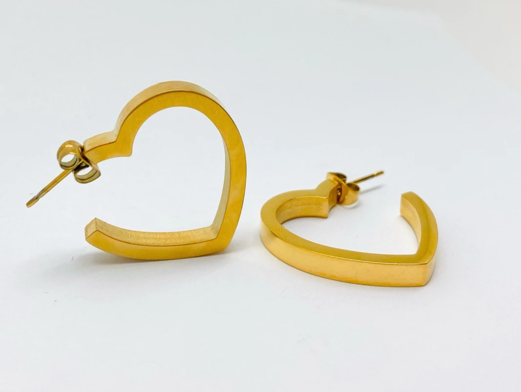 Cara Heart Hoop Earring The Bikini Shoppe