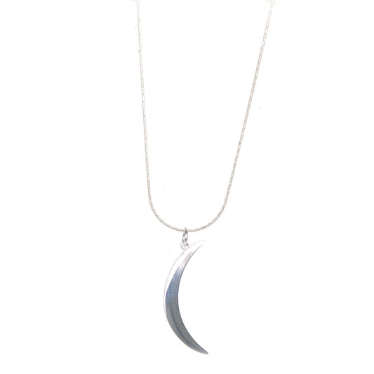 Crescent Moon Salty Pendant Necklace The Bikini Shoppe