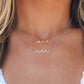 Delicate Wave Necklace The Bikini Shoppe