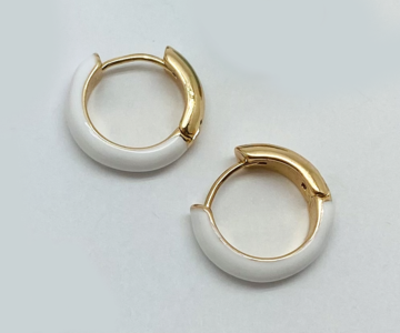 Ella Hoop Earrings The Bikini Shoppe