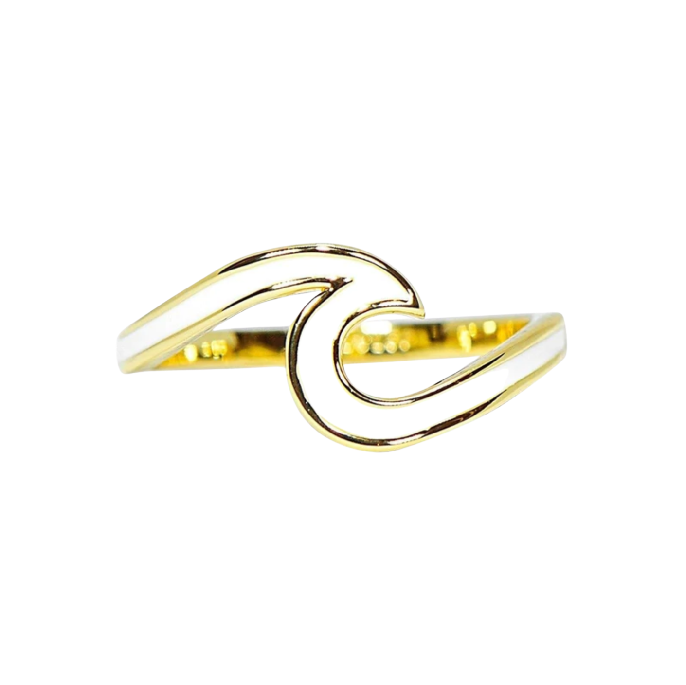 Enameled Wave Ring The Bikini Shoppe