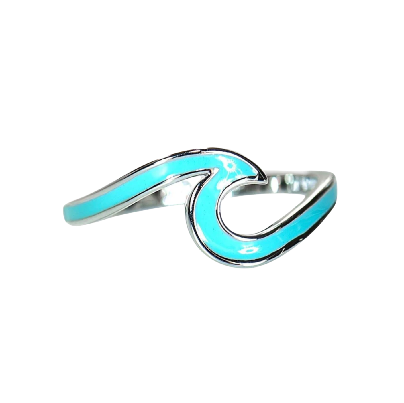 Enameled Wave Ring The Bikini Shoppe