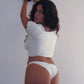Enzo Satin Cheeky Bikini Bottom The Bikini Shoppe