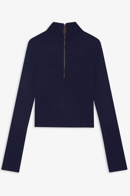 Maverick Cloud Knit Half Zip Sweater