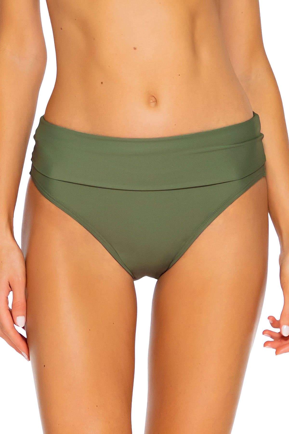 Hannah High Waist Bikini Bottom The Bikini Shoppe