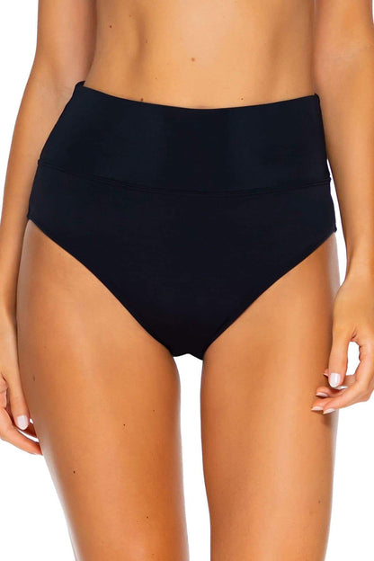 Hannah High Waist Bikini Bottom The Bikini Shoppe