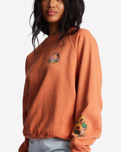 Here We Go Graphic Crewneck The Bikini Shoppe