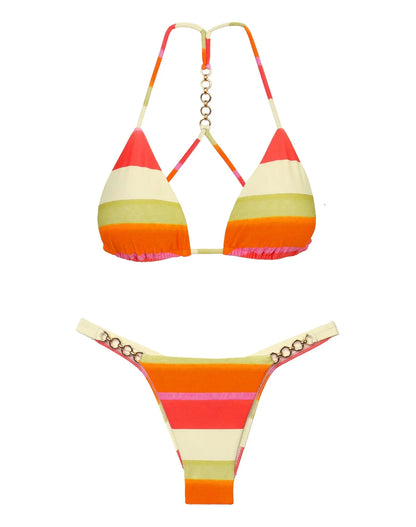 Hiva Greta T-Back Tri Bikini Top The Bikini Shoppe