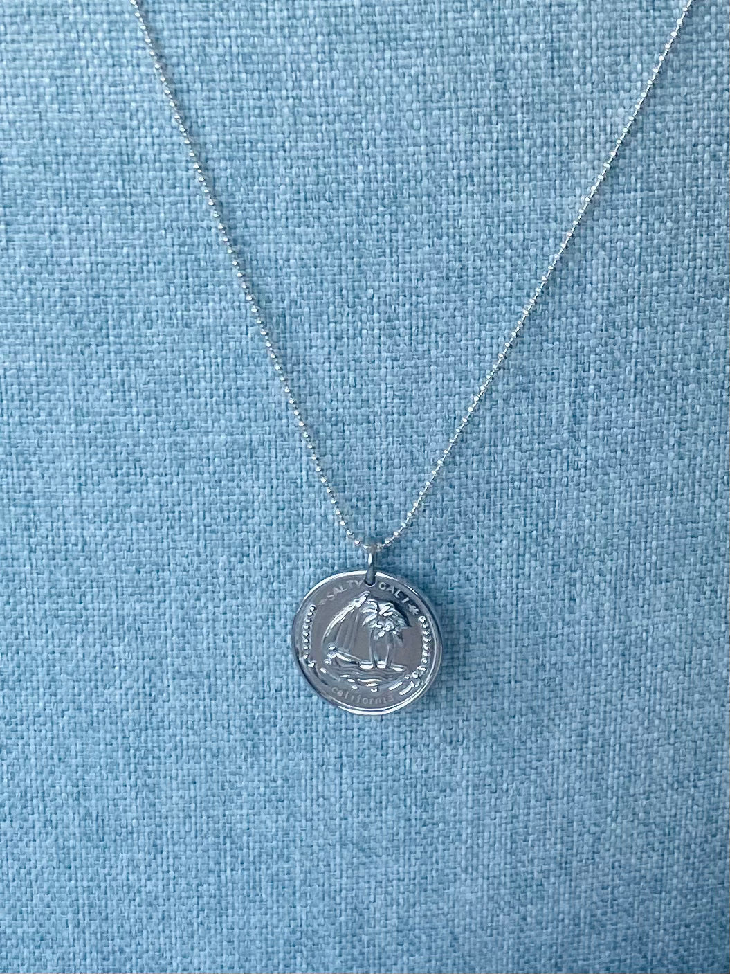 The Salty Cali Token Pendant Necklace