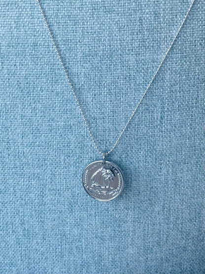 The Salty Cali Token Pendant Necklace