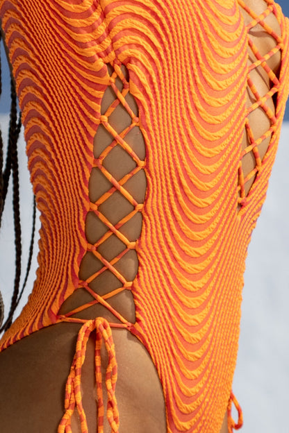 Open Side One Piece Bodysuit The Bikini Shoppe