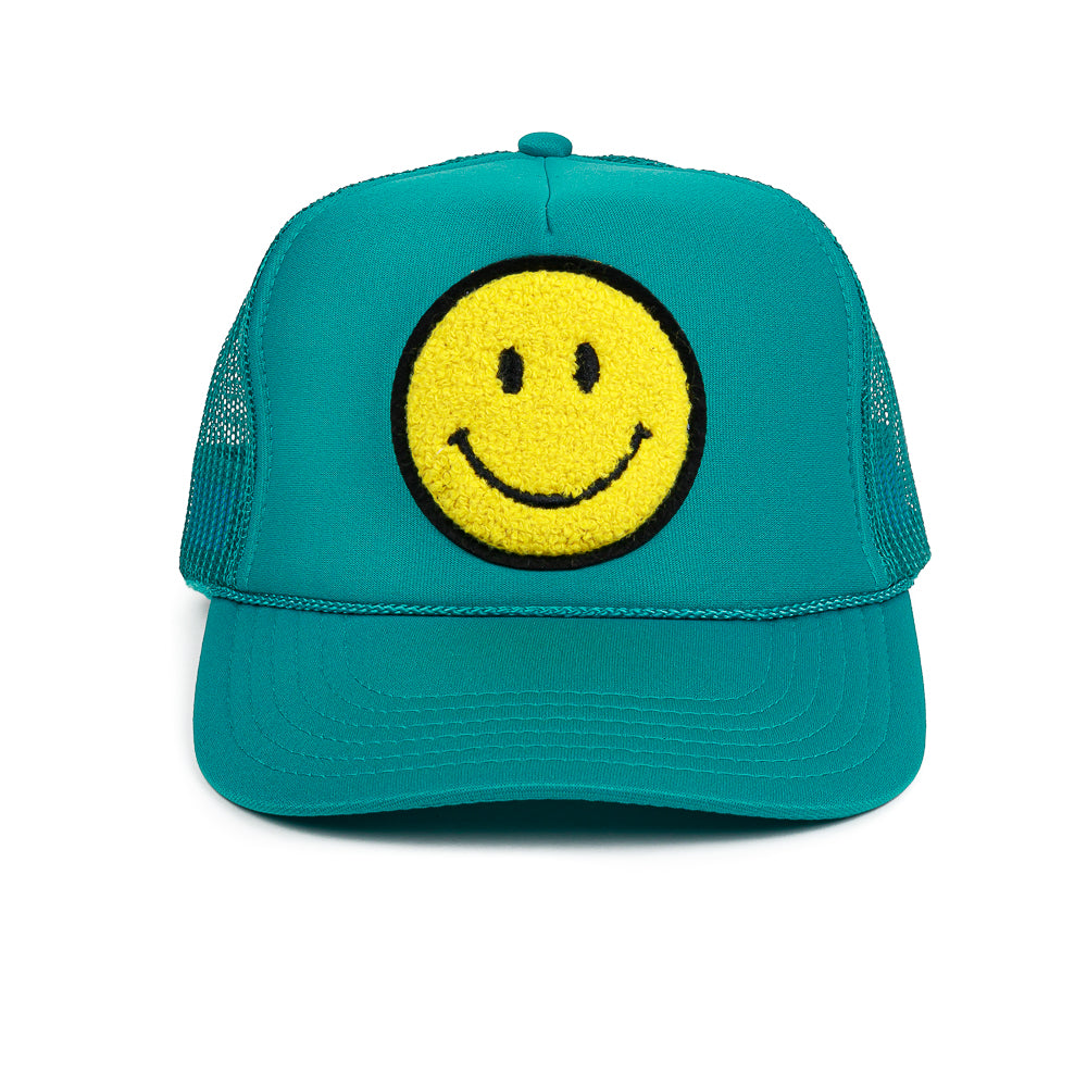 Local Beach Smiley Patch Trucker Hat