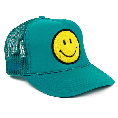 Local Beach Smiley Patch Trucker Hat