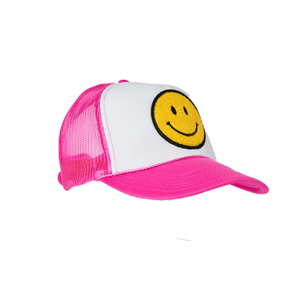 Local Beach Smiley Patch Trucker Hat