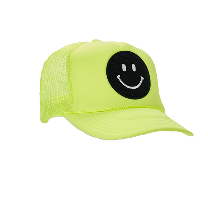 Local Beach Smiley Patch Trucker Hat