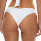 Luli Chic Seamless Wavy Ruched Back Bikini Bottom The Bikini Shoppe
