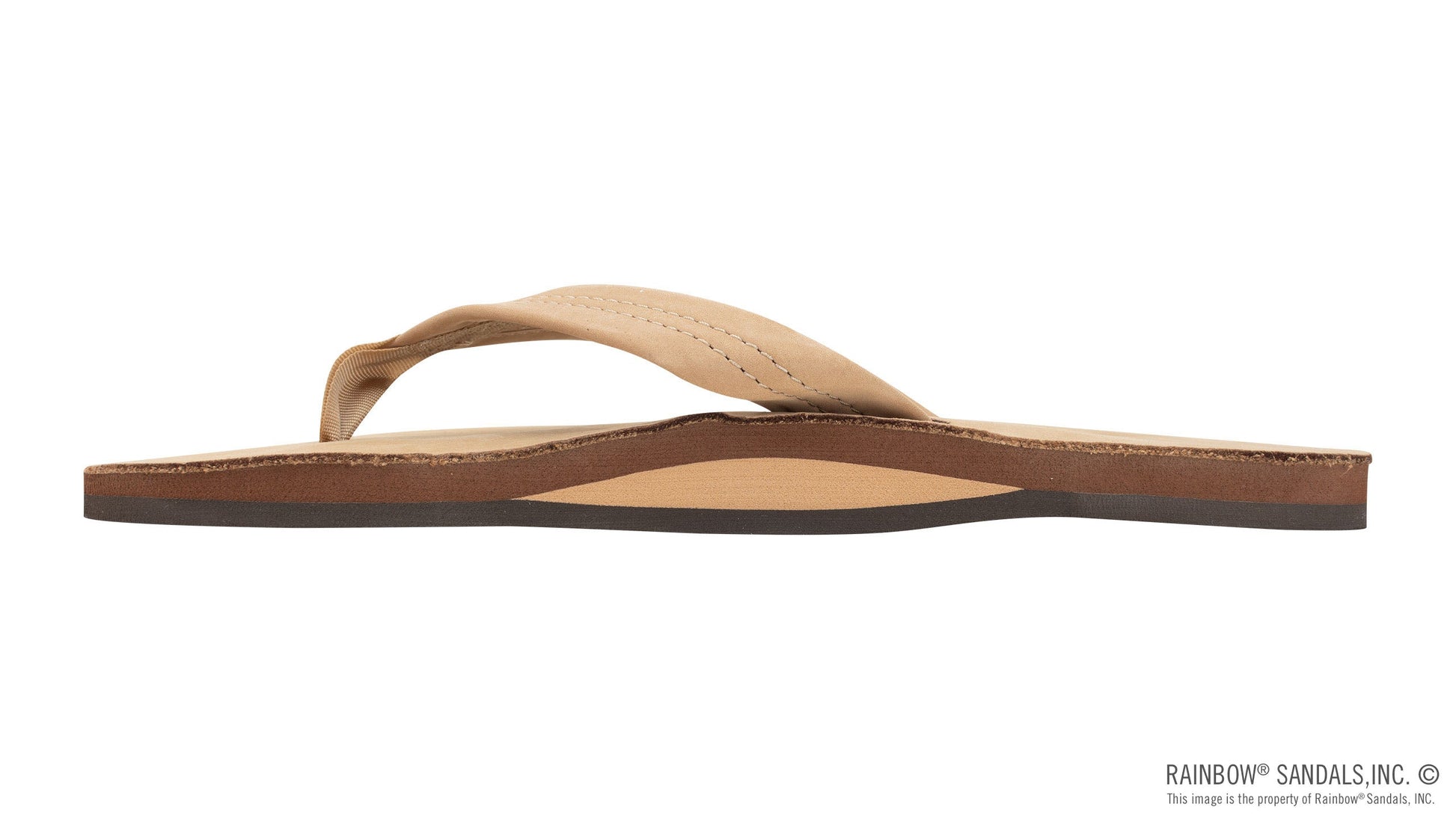 Men's Single Layer Premier Leather 1" Strap Sandal The Bikini Shoppe