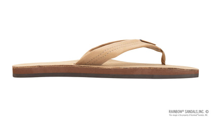 Men's Single Layer Premier Leather 1" Strap Sandal The Bikini Shoppe