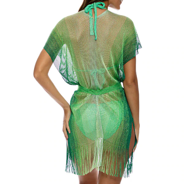 Mesh Short Caftan The Bikini Shoppe