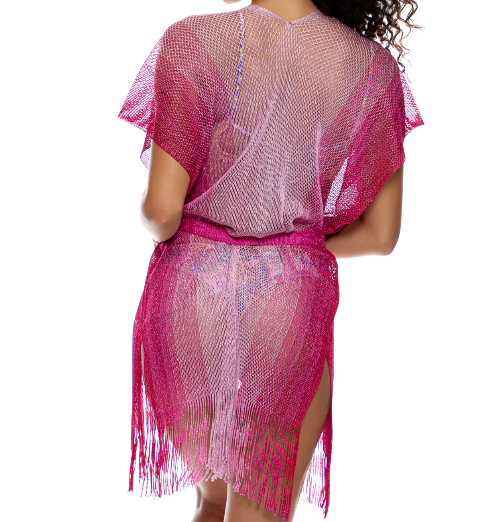 Mesh Short Caftan The Bikini Shoppe