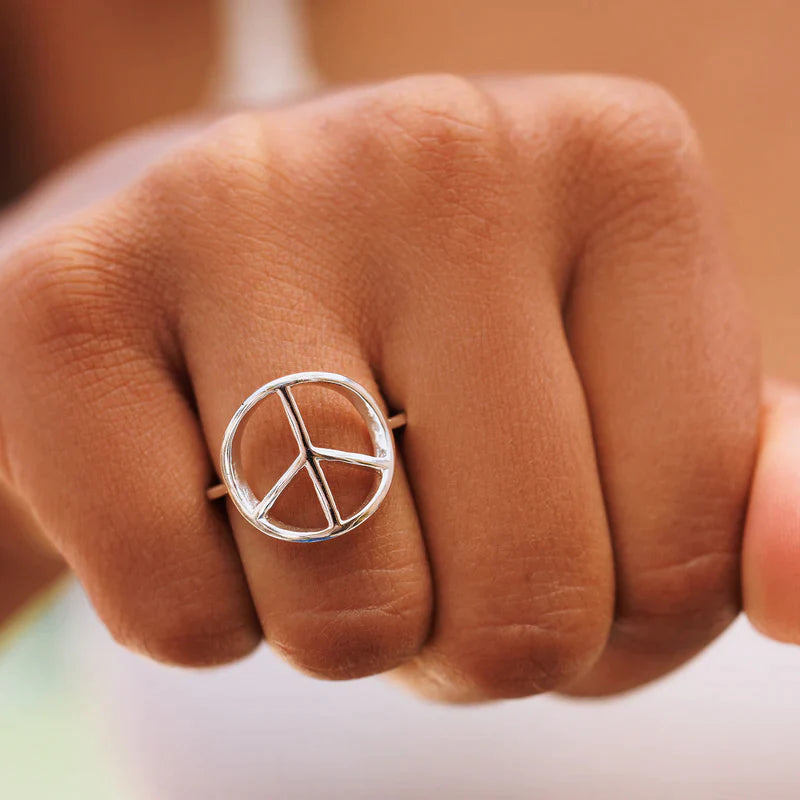 Peace Sign Ring The Bikini Shoppe