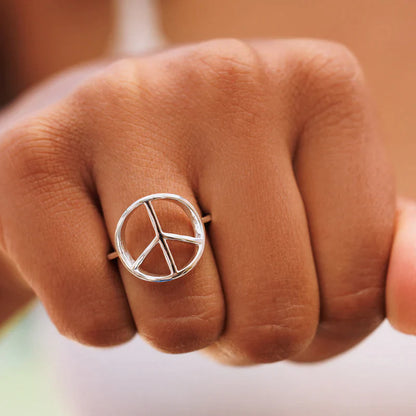 Peace Sign Ring The Bikini Shoppe