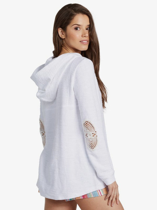Pearling Poncho Hoodie The Bikini Shoppe
