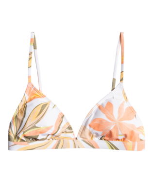 Printed Beach Classics Fixed Triangle Bikini Top The Bikini Shoppe