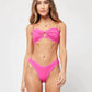 Ribbed Maya Bikini Top The Bikini Shoppe