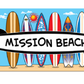 San Diego Stickers The Bikini Shoppe