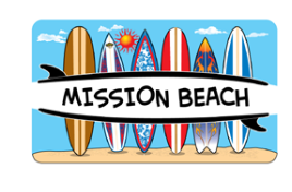 San Diego Stickers The Bikini Shoppe