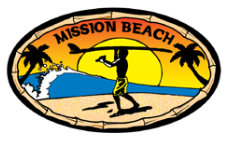 San Diego Stickers The Bikini Shoppe