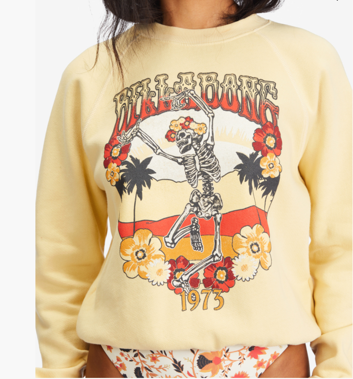 Shrunken Crew Pullover Sweatshirt The Bikini Shoppe