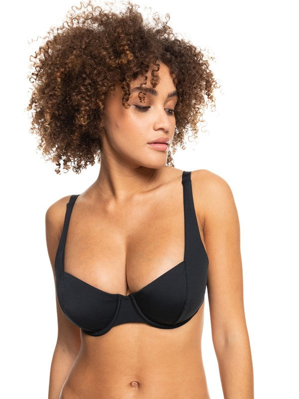 Solid Beach Classics Underwire D-Cup Bikini Top The Bikini Shoppe