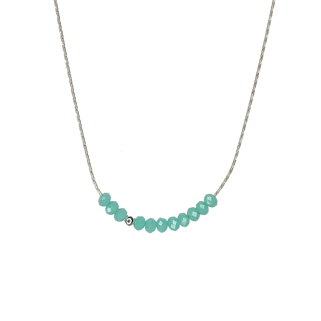 Sprinkle of Cyan Necklace The Bikini Shoppe