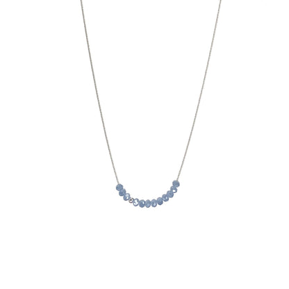 Sprinkle of Stormy Ocean Necklace The Bikini Shoppe