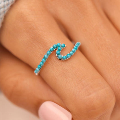 Stone Wave Ring The Bikini Shoppe