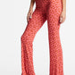 Sundown High-Waisted Flared Pants The Bikini Shoppe