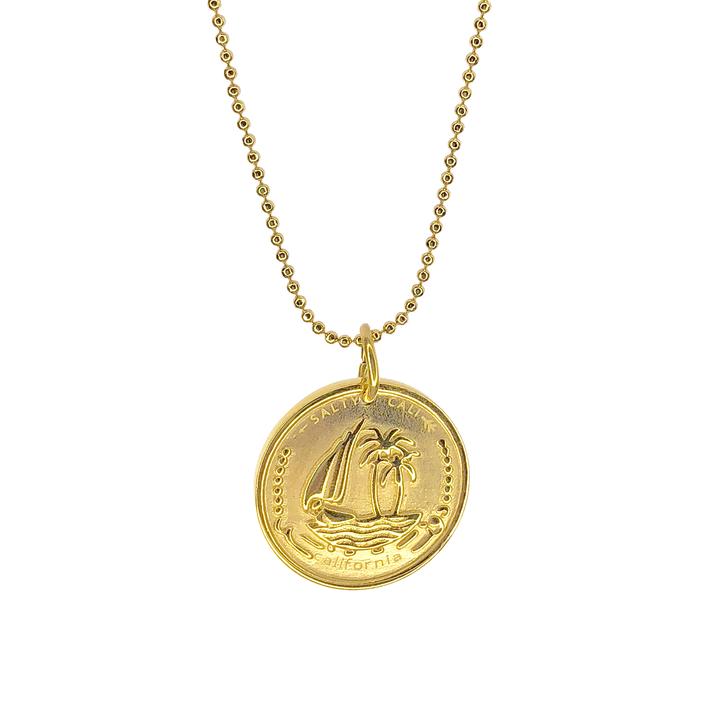 The Salty Cali Token Pendant The Bikini Shoppe